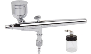 Pistola aerográfica de doble acción Fengda® BD-134C con boquilla 0,5 mm
