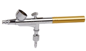 Pistola aerográfica de doble acción Fengda® BD-137C con boquilla 0,25 mm