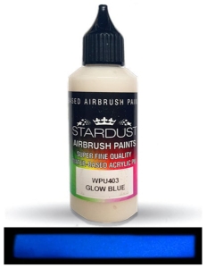Stardust WPU403 Airbrush PU 1K RC GLOW IN THE DARK Color GLOW AZUR 60ml