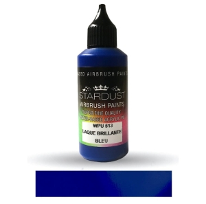 Stardust WPU513 Airbrush PU 1K RC GLOSS LACQUERS Pintura Color BLUE 60ml