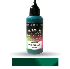 Stardust WPU514 Airbrush PU 1K RC GLOSS LACQUERS Pintura Color GREEN 60ml
