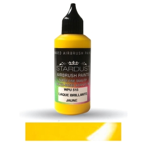 Stardust WPU515 Airbrush PU 1K RC GLOSS LACQUERS Pintura Color YELLOW 60ml