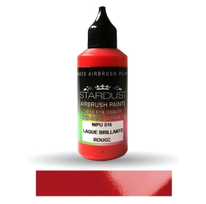 Stardust WPU516 Airbrush PU 1K RC GLOSS LACQUERS Pintura Color RED 60ml