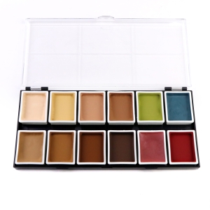 Alcohol-based bodyPainting - Skin Illustrator FX - 12x Skin colors (12x8g)
