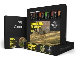 Abteilung 502 OIL SET ABT307 Dioramas Colors Set (6x20ml tubes)