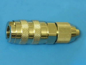 Harder & Steenbeck 104423 Quick coupling ND 2.7mm with screw socket for hose 4x6mm