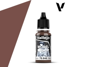 Vallejo Model Color 70846 Mahogany Brown (18ml)