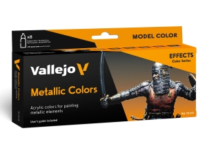 Vallejo Model Color 8 colors Set 70118 Metallic Colors (8)
