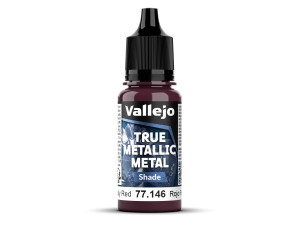 Vallejo True Metallic Metal 77146 (Shade) Ruby Red (18ml)