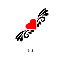 Patrón Fengda tatuaje brillante 13-03