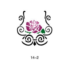 Patrón Fengda tatuaje brillante 14-02