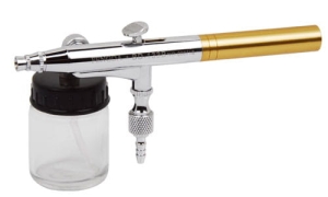 Pistola aerográfica de doble acción Fengda® BD-133B con boquilla 0,25 mm