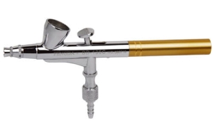 Pistola aerográfica de doble acción Fengda® BD-136C con boquilla 0,25 mm