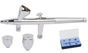 Pistola para aerografía Fengda® BD-186 con boquilla 0,2 mm