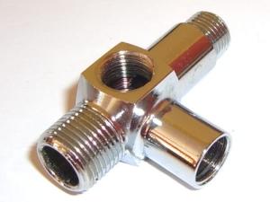 Repuesto para compresor: Conexión de válvula antirretorno, 2 cabezas y solenoide