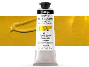 Vallejo Acrylic Artist Color 16812 Cobalt Yellow (60ml)
