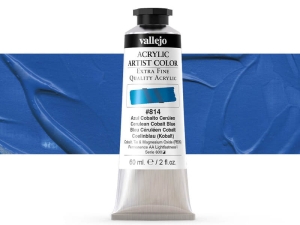 Vallejo Acrylic Artist Color 16814 Cerulean Cobalt Blue (60ml)
