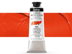 Vallejo Acrylic Artist Color 16821 Pyrrole Orange (60ml)