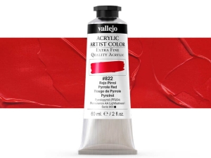 Vallejo Acrylic Artist Color 16822 Pyrrole Red (60ml)