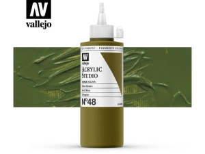 Vallejo Acrylic Studio 22048 Olive Green (200ml)