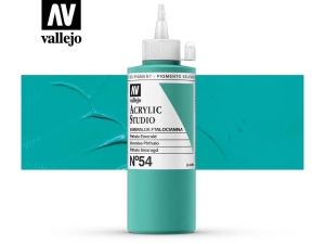 Vallejo Acrylic Studio 22054 Phthalo Emerald (200ml)