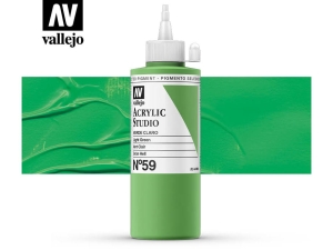 Vallejo Acrylic Studio 22059 Green Light (200ml)