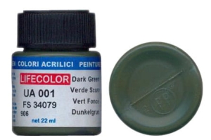 LifeColor UA001 mimetic dark green