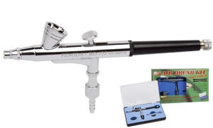 Pistola para aerografía Fengda® BD-135 con boquilla 0,2 mm