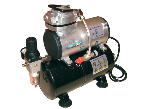 AS-186 compressor silencioso para aerógrafo em apartamento