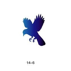 Patrón Fengda tatuaje brillante 14-06