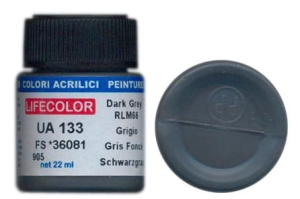 LifeColor UA133 mimetic dark grey rim 66