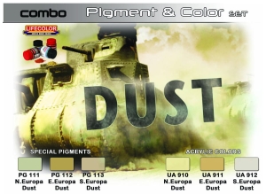 Set de pigmentos y colores LifeColor SPG04 DUST