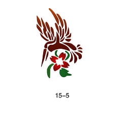 Patrón Fengda tatuaje brillante 15-05