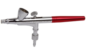 Pistola aerográfica de doble acción Fengda® BD-136B con boquilla 0,3 mm