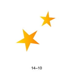 Patrón Fengda tatuaje brillante 14-10