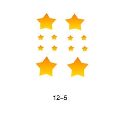 Patrón Fengda tatuaje brillante 12-05