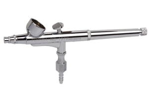 Pistola aerográfica de doble acción Fengda® BD-137E con boquilla 0,2 mm