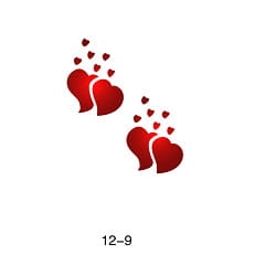 Patrón Fengda tatuaje brillante 12-09