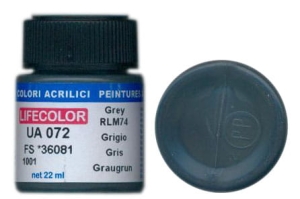 LifeColor UA072 mimetic grey rim 74