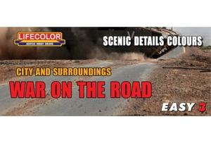 Set colores camuflaje LifeColor MS09 WAR ON THE ROAD