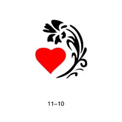 Patrón Fengda tatuaje brillante 11-10