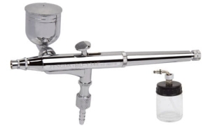 Pistola aerográfica de doble acción Fengda® BD-134E con boquilla 0,2 mm