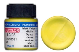 LifeColor LC03 basic matt yellow