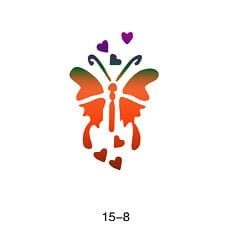 Patrón Fengda tatuaje brillante 15-08