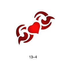 Patrón Fengda tatuaje brillante 13-04