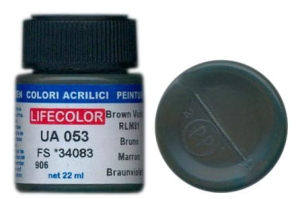 LifeColor UA053 mimetic brown violet rim 81