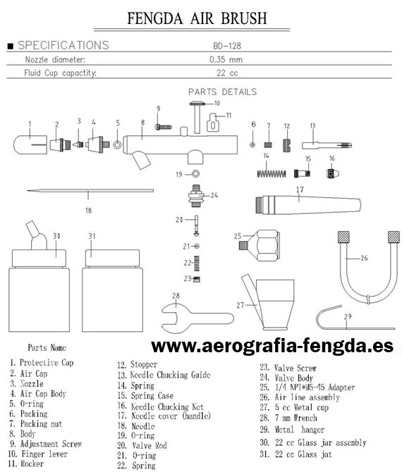 Repuestos para BD-116C Repuestos para BD-116C